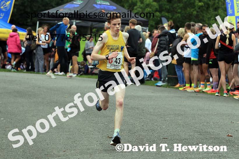 Senior mens Northern 6 Stage Relay, 2023 Northern 6 and 4 Stage Relays and Youngsters, Birkenhead Park, Wirral.  Photo: David T. Hewitson/Sports for All Pics